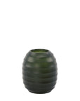 Vase Belly L | Schwarz Stahlgrau