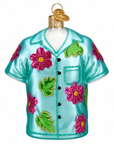 Adorno navideño | Camisa hawaiana | 11 cm