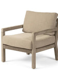 1-Seater Mario | Teak Natural Grey / Rope - NU PUUR & GROEN