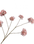 Kunstblume Hortensienzweig Mauve REAL TOUCH | 121 cm