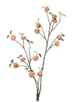 Kunstbloem Perzik Tak Oranje | 114 cm