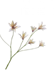 Kunstblume Lilienzweig Lavendel/Creme | 85 cm