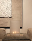 Windlicht Kalle Frosted White | XXLarge