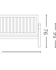 2.5-Seater Alabama | Teak Natural Grey - NU PUUR & GROEN