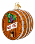 Weihnachtsornament | Weinfass | 8 cm