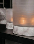 Windlicht Kalle Frosted White | Medium