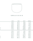 DOMANI Topf "GRAZ" | Natural Grey