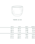DOMANI Topf MOYA von Piet Boon | Natural White