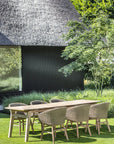 Armchair Charly | Reclaimed Teak Natural Grey / PE Wicker Antique Weed - NU PUUR & GROEN