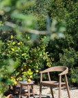 Armchair Faye | Teak Natural Grey - NU PUUR & GROEN