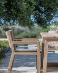 Armchair Mario | Teak Natural Grey / Rope - NU PUUR & GROEN