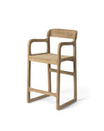 Bar Chair Sally | Teak Natural Grey - NU PUUR & GROEN