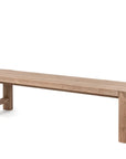 Bench Jacoba Small | Teak Natural Grey - NU PUUR & GROEN