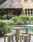 Bistro Table Sandy | Reclaimed Teak Natural Grey - NU PUUR & GROEN