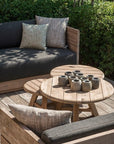 Coffee Table Anton Set of 3 | Reclaimed Teak Natural Grey - NU PUUR & GROEN