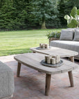 Coffee Table Carol | Reclaimed Teak Natural Grey - NU PUUR & GROEN
