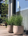 DOMANI pot "GRAZ" | Natural Grey - NU PUUR & GROEN