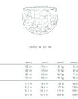 DOMANI pot LAVA | Natural Black - NU PUUR & GROEN