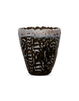 DOMANI Pot Luanda | Black Metallic - NU PUUR & GROEN