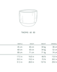 DOMANI pot MOYA by Piet Boon | Natural Sand - NU PUUR & GROEN