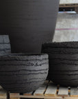 DOMANI pot "VIENNA" | Natural Black - NU PUUR & GROEN