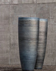 DOMANI vaas NUUK | Metal Art - NU PUUR & GROEN