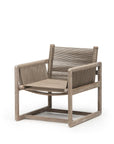 Easy Chair Carlo | Teak Natural Grey / Rope - NU PUUR & GROEN