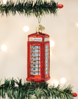 Engelse Telefooncel | Kerst ornament