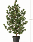 Exclusive Winter Pine | Luxe Kunst Dennenboom 120 cm - NU PUUR & GROEN