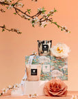 Geurkaarsen Duo | Black & White Pearls - NU PUUR & GROEN