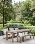 Bench Sandy Small | Reclaimed Teak Natural Grey