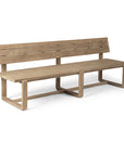 Park Bench Oslo Large | Teak Natural Grey