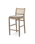 Bar Chair Mieke | Teak Natural Grey / PE Wicker Sand