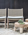 Low Table Samba Large | Teak Root Natural Grey