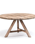 Round Table Anton Large | Reclaimed Teak Natural Grey