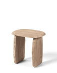 Hocker Pebble | Teak Natur Grau