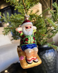 Zonnende Kerstman | Kerst ornament