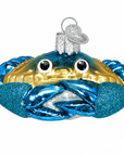 Kerst ornament | Blauwe krab | 4 cm - NU PUUR & GROEN