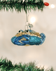 Kerst ornament | Blauwe krab | 4 cm - NU PUUR & GROEN