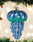 Kerst ornament | Blauwe kwal | 13 cm - NU PUUR & GROEN