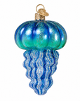 Kerst ornament | Blauwe kwal | 13 cm - NU PUUR & GROEN