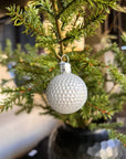 Kerst ornament | Golfbal | 8 cm - NU PUUR & GROEN
