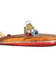 Kerst ornament | Klassieke Houten Boot | 9 cm - NU PUUR & GROEN
