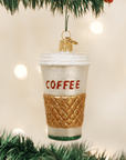 Kerst ornament | Koffie to go | 9 cm - NU PUUR & GROEN