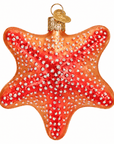 Kerst ornament | Rode zeester | 10 cm - NU PUUR & GROEN
