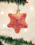 Kerst ornament | Rode zeester | 10 cm - NU PUUR & GROEN