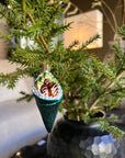 Kerst ornament | Sushi Handroll | 10 cm - NU PUUR & GROEN