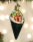 Kerst ornament | Sushi Handroll | 10 cm - NU PUUR & GROEN