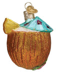 Kerst ornament | Tropische Kokosdrank | 11 cm - NU PUUR & GROEN