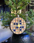 Kerst ornament | Wafel | 8 cm - NU PUUR & GROEN